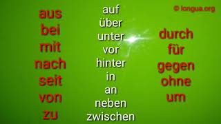 Präpositionen  Dativ Akkusativ Wechsel Präpositionen Deutsch lernen  A1 A2 B1  den dem [upl. by Augie]