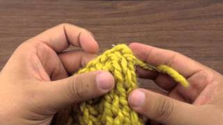 How to Knit Weaving in Ends on Brioche [upl. by Breskin]