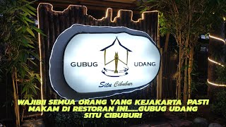 Resto Gubug Udang Situ CibuburWajib Di Coba Neeh buat Temen2 Semua [upl. by Lotsyrc672]