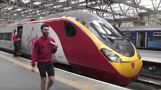 Full Train Journey Virgin Trains Glasgow Central  Birmingham New Street Virgin Pendolino [upl. by Dnalyaw118]