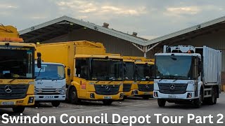 Swindon Borough Council Depot Tour Part 2  Bin Lorries [upl. by Ayyidas]