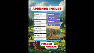 24 FRASE DE ESPAÑOL A INGLÉS  FRASES CORTAS EN INGLES [upl. by Sirenay961]