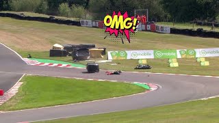 BSB Oulton Park Rory Skinner Taken to Hospital After Crash [upl. by Earased360]