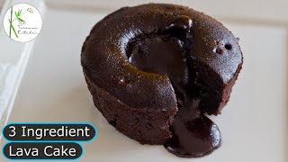 ONLY 3 Ingredients Choco Lava Cake  The Terrace Kitchen [upl. by Suixela]