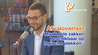 quotMaak gele zakken beschikbaar op logische plekkenquot  Haagse VVD [upl. by Suilenrac998]