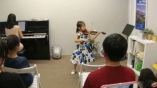 Viotti Violin Concerto No 23 1st mov with Cadenza age 6 [upl. by Papotto303]