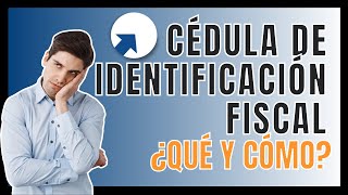 Cédula de Identificación Fiscal CIF 2022  como obtenerla gratis código QR [upl. by Aaren683]