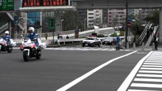 マレーシア副首相の車列 motorcade of Malaysian Deputy Prime Minister [upl. by Tnerb757]