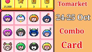 tomarket daily combo 2425 October  tomarket daily combo  tomarket daily combo 24 october [upl. by Legra277]