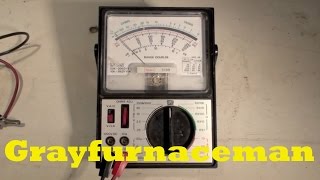 Meters for HVAC part 2 analog multimeters [upl. by Tattan]