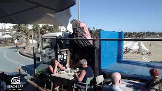 Webcam Lanzarote  Live Stream from the Beachbar in Costa Teguise [upl. by Adrianne22]