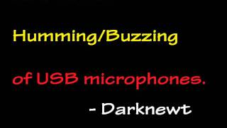 How to fix BuzzingHumming of USB microphone [upl. by Robb348]