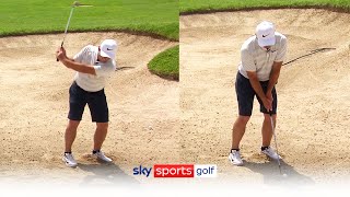 How to play out from the bunker  Francesco Molinari Golf Masterclass [upl. by Ullyot]