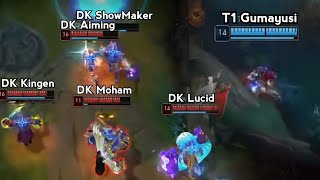 Dplus Kia vs Gumayusi Flanking Ziggs Who Wins [upl. by Ociral762]