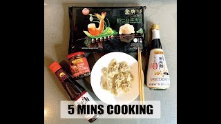 Microwave Dumplings  5 Minutes [upl. by Kurman]