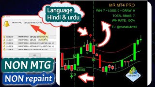 Mr Mt4 pro indicator non mtg and non repaint best profitable indicator  hindi and urdu language [upl. by Herwick117]