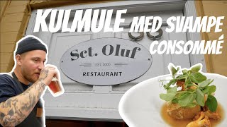 Kulmule med svampe consommé hos Sct Oluf  Cheferne af fisk  P Clausens Fiskehandel [upl. by Belva]