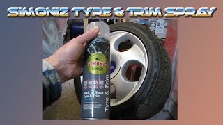 Trying Simoniz Tyre and Trim Spray [upl. by Cence444]