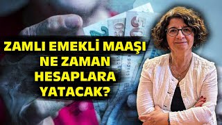 Zamlı Emekli Maaşları Ne Zaman Yatacak Canan Sakarya Aktardı [upl. by Elstan]