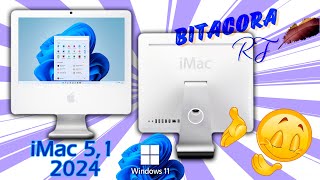 Instalando Windows 11 en iMac 51 late 2006  Installing Windows 11 on iMac 51 late 2006 [upl. by Kerin427]