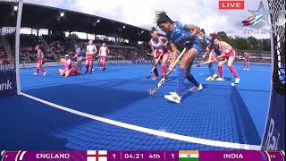 Hockey World Cup 2022  India Womens vs England Womens Hockey Match Highlights 2022  IND vs ENG [upl. by Bernelle]