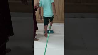 Paraplegia Rehabilitation strengthening balancingweight bearing and gait training in one exercise [upl. by Thain]