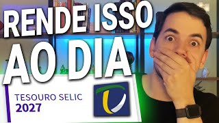 QUANTO RENDE POR DIA O TESOURO SELIC RENTABILIDADE DO TESOURO SELIC [upl. by Ahab]