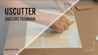 Squeegee Technique for Vinyl Application [upl. by Ait]