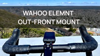 How to Install Corki OutFront Wahoo ELEMNT Computer Mount Stem Handlebar on Specialized Aethos [upl. by Pearla]