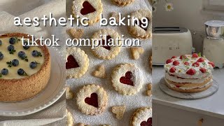 aesthetic baking  tiktok compilation [upl. by Luisa]