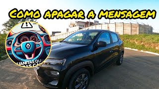 Como Apagar a Mensagem de Calibrar Pneu no Renault Kwid e a Pressão Ideal Quantas Libras Usar [upl. by Cohdwell715]