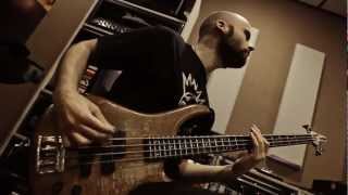 SYBREED  God Is An Automaton Studio Report 2012 part3 Bass [upl. by Ovatsug]