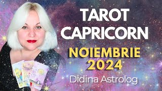 Capricorn Tarot Noiembrie cu Didina Astrolog [upl. by Hound765]