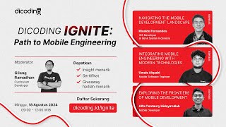 Dicoding Ignite Path to Mobile Engineering [upl. by Ayot]