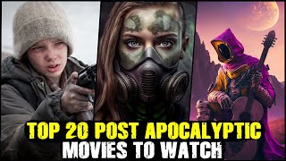 Top 20 Post Apocalyptic Movies  Best PostApocalyptic Movies [upl. by Quar]