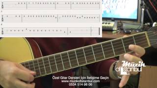 Ayla Çelik  Bağdat  Gitar Dersi  Solo [upl. by Ttirrej]