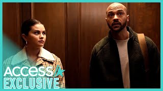 Selena Gomezs Elevator RUNIN w Jesse Williams In OMITB EXCLUSIVE [upl. by Sinnylg]