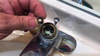 How to fix a leaky delta style bathroom faucet [upl. by Husch]