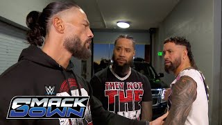 Jey Uso has a tense exchange with Roman Reigns SmackDown highlights Oct 18 2024 [upl. by Esinej]