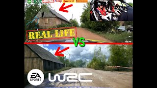 EA WRC 24 Latvia DLC vs REAL LIFE Rally Liepaja ss13 [upl. by Yablon]