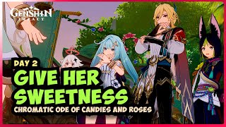 Give Her sweetness Chromatic Ode of Candies and Roses Nahidas Birthday Event  51 Genshin Impact [upl. by Enerod]