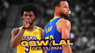 The Warriors Are Just TOO GOOD At This Point  LALGSW Breakdown  Oct 15 2024 [upl. by Ahsienyt]