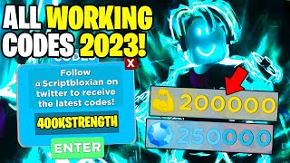 NEW ALL WORKING CODES FOR MUSCLE LEGENDS IN 2023 AUGUST ROBLOX MUSCLE LEGENDS CODES [upl. by Nodearb]