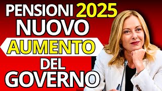 NUOVO Aumento Pensioni 2025 Ecco Chi Ne Beneficerà Davvero [upl. by Evslin]