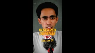 Thesis Defense  Research Presentation  Practical Research  Capstone  Masters PhD researchtips [upl. by Ahsekan]