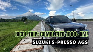 Bicol Trip Completed 1000 KM using Suzuki Spresso AGS [upl. by O'Kelly751]