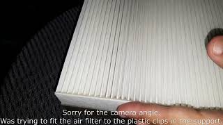 Honda Civic 9600 Cabinet Filter replacement [upl. by Madaras904]