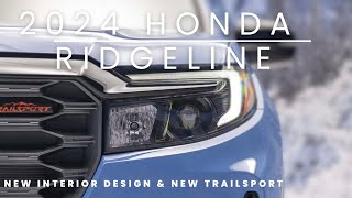 2024 Honda Ridgeline  New trailsport trim amp new interior [upl. by Ecidnarb418]