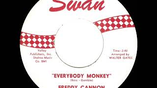 1963 HITS ARCHIVE Everybody Monkey  Freddy Cannon [upl. by Acnairb143]