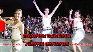 ALEYNA OYNUYOR ÇAT ÇAT romanhavasıromandüğünleri toprakprodüksiyon dance2023dancevideobelly [upl. by Nagyam188]